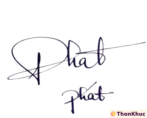 Chữ ký tên Phát - Mẫu 2