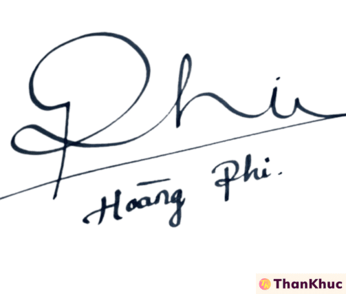 Chữ ký tên Phi - Mẫu 1