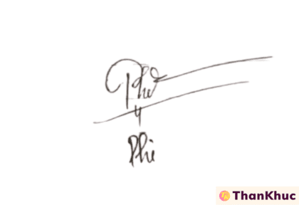 Chữ ký tên Phi - Mẫu 4
