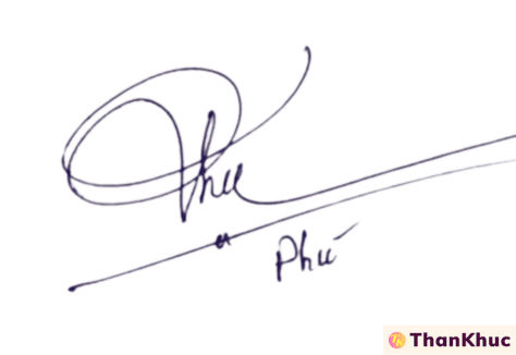 Chữ ký tên Phú - Mẫu 8