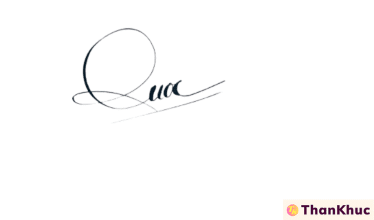 Chữ ký tên Quốc - Mẫu 4
