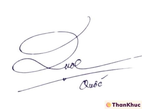 Chữ ký tên Quốc - Mẫu 5