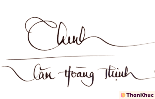 Chữ ký tên Thịnh - Mẫu 4