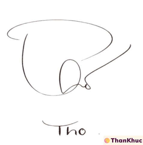Chữ ký tên Thọ - Mẫu 3