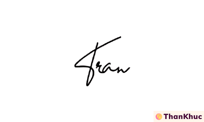 Chữ ký tên Trân - Mẫu 14