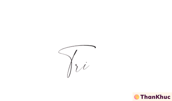 Chữ ký tên Trí - Mẫu 8