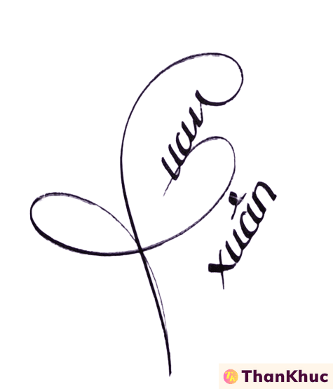 Chữ ký tên Xuân - Mẫu 1