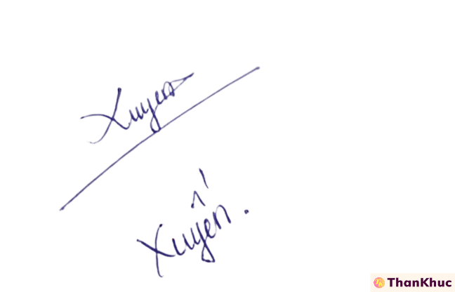 Chữ ký tên Xuyến - Mẫu 5