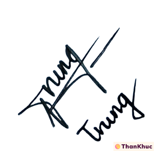 Chữ ký tên Trung - Mẫu số 10