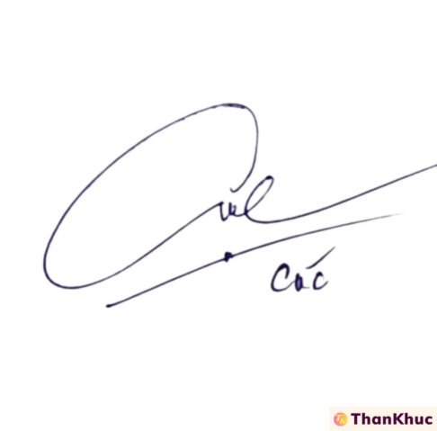 Chữ ký tên Cúc - Mẫu 2