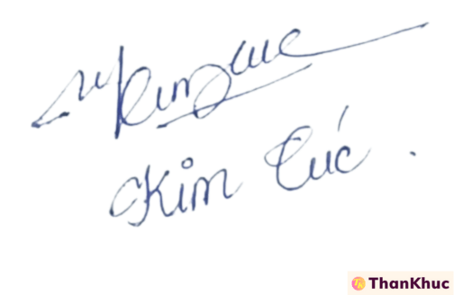 Chữ ký tên Cúc - Mẫu 3