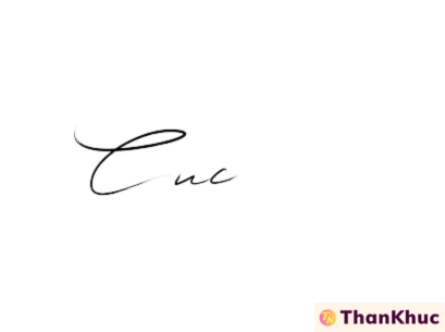 Chữ ký tên Cúc - Mẫu 8