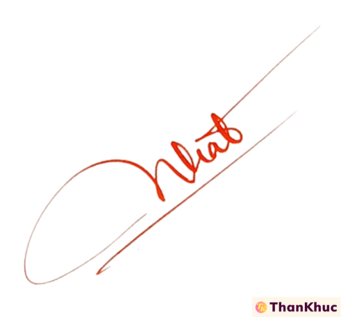 Chữ ký tên Nhật mẫu số 4