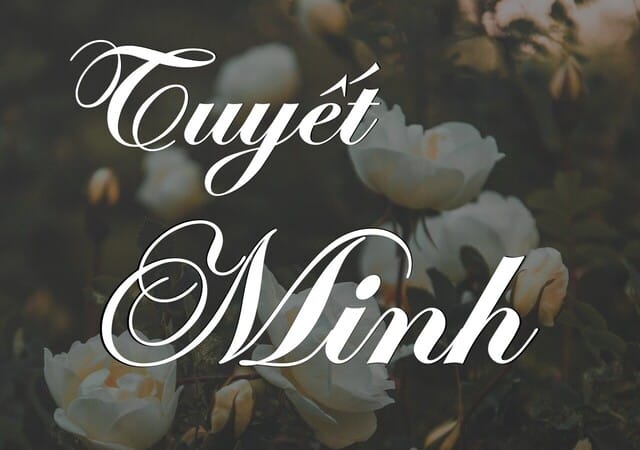 Người tên Tuyết Minh sau 30 tuổi có thể tạo dựng được sự nghiệp riêng