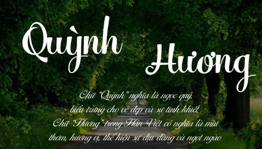 Ý nghĩa tên Quỳnh Hương - Dự đoán vận mệnh về tình yêu và sự nghiệp