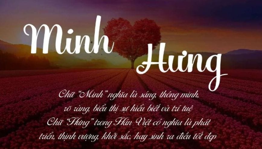 ý nghĩa tên Minh Hưng