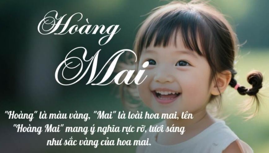 Ý nghĩa tên Hoàng Mai - Dự đoán vận mệnh về tình yêu và sự nghiệp