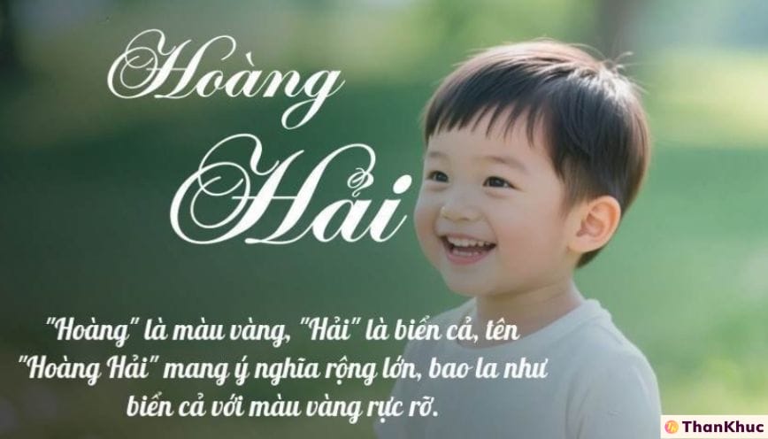 Ý nghĩa tên Hoàng Hải - Dự đoán vận mệnh về tình yêu và sự nghiệp