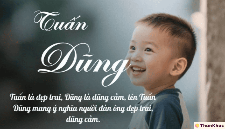 Ảnh bìa ý nghĩa tên Tuấn Dũng