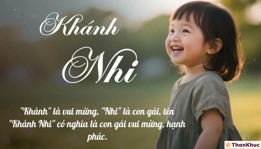 Ý nghĩa tên Khánh Nhi và dự đoán tương lai chuyện sự nghiệp, tình duyên