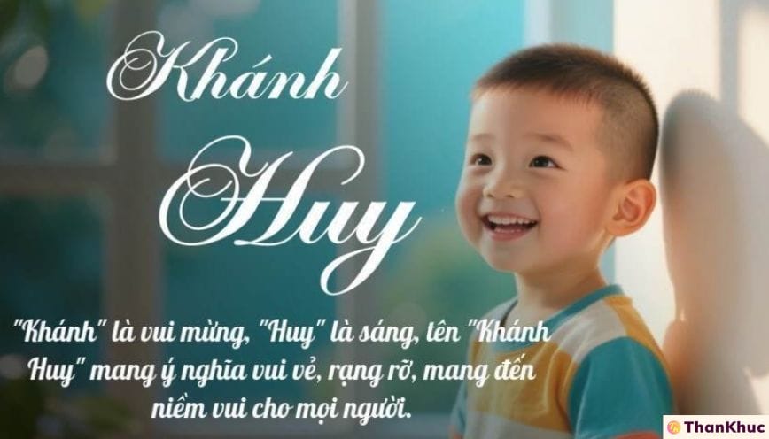 Ý nghĩa tên Khánh Huy không chỉ hay mà còn ẩn chứa nhiều thông điệp