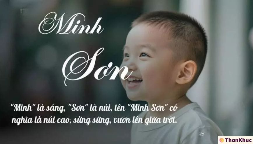 Ý nghĩa tên Minh Sơn