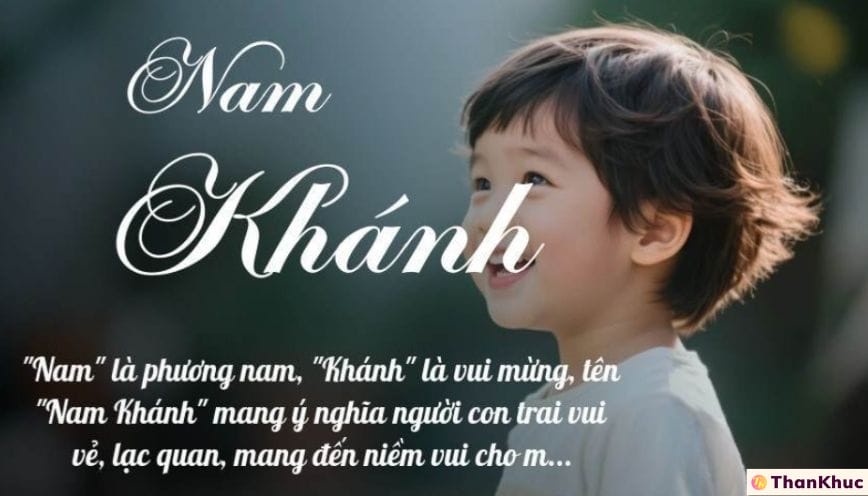Ý nghĩa tên Nam Khánh - Dự đoán vận mệnh về tình yêu và sự nghiệp