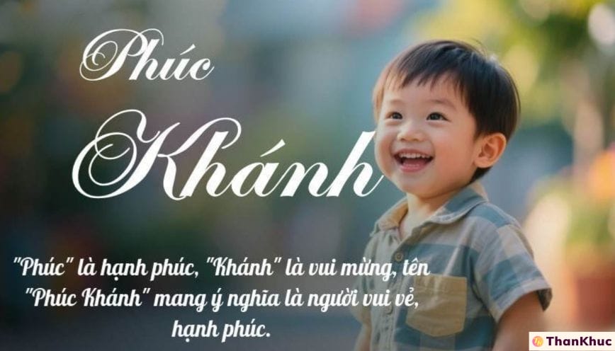 Ý nghĩa tên Phúc Khánh - Dự đoán vận mệnh về tình yêu và sự nghiệp