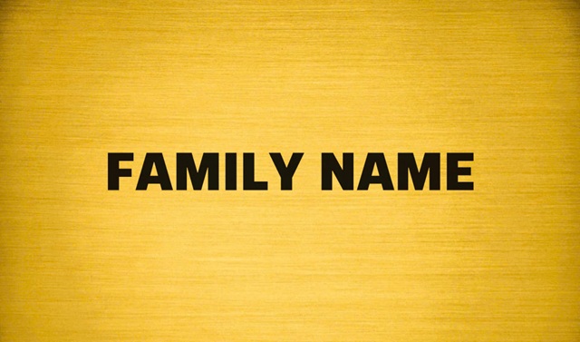 Family name còn thể hiện nghề nghiệp/đặc điểm nổi bật của tổ tiên từ xa xưa Family name còn thể hiện nghề nghiệp/đặc điểm nổi bật của tổ tiên từ xa xưa